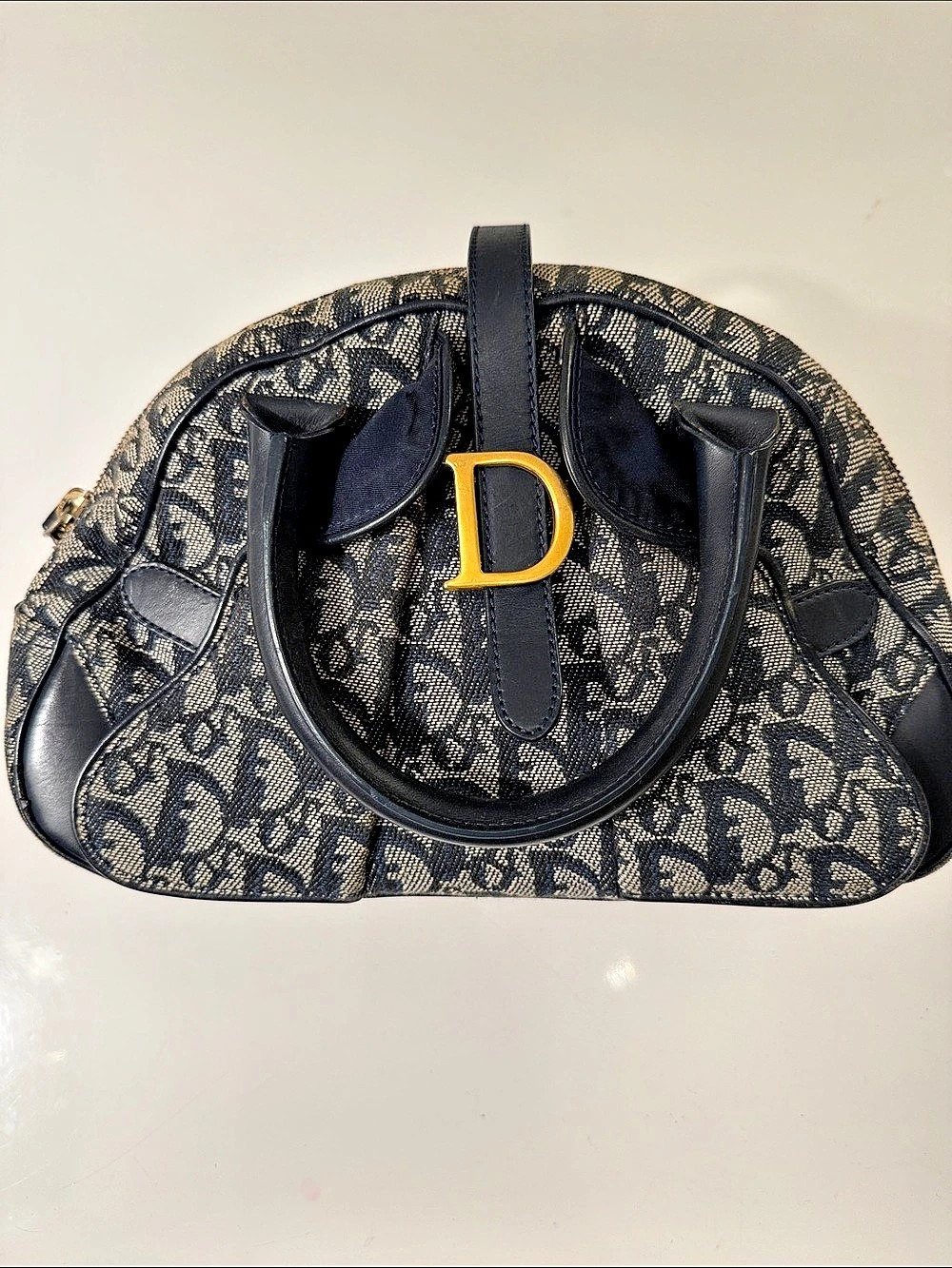 Christian Dior Trotter Satchel Black